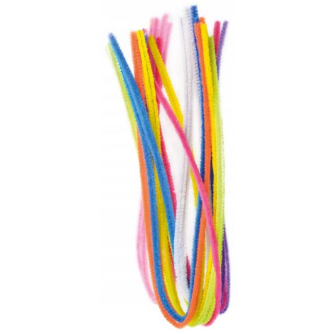 Druciki kreatywne Brewis 50cm Mix Neon, 8szt